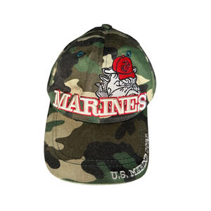 U.S. MARINE USMC Bulldog Embroidered Camouflage Baseball Cap Hat Adjustable